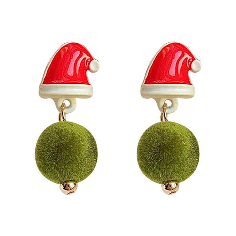 Wholesale Christmas Copper Earrings
